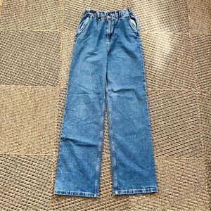 H&M Elastic Waist Wide Leg Jeans-Size 20